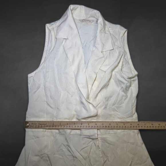 Soft Surroundings Ivory Sleeveless Midi Dress - Picture 7 of 11